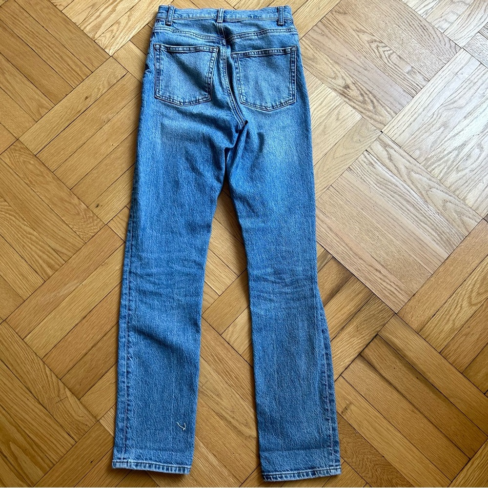 REFORMATION liza ultra high rise straight jeans sz 24 - Picture 10 of 10